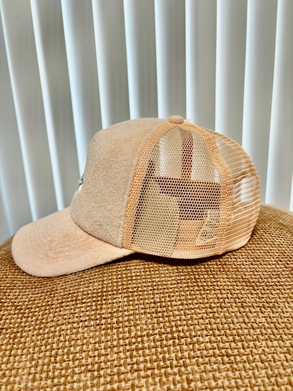 Free People Movement LA Dodgers Trucker Hat Snapback Soft Peach Embroidered - Picture 4 of 8